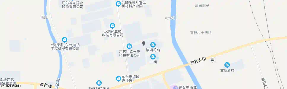 盐城滨河花苑_公交站地图_盐城公交_妙搜公交查询2025
