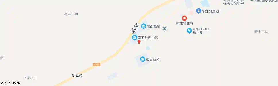 盐城李灶西小区_公交站地图_盐城公交_妙搜公交查询2025