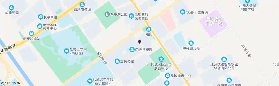 盐城洲际逸品_公交站地图_盐城公交_妙搜公交查询2025