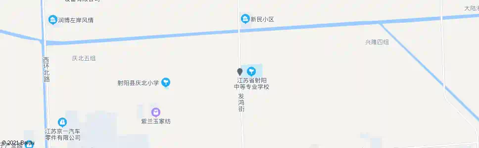 盐城县职教中心_公交站地图_盐城公交_妙搜公交查询2025