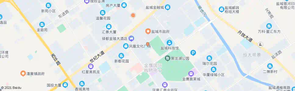 盐城图书馆_公交站地图_盐城公交_妙搜公交查询2025