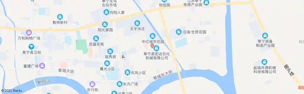 盐城阜坎路_公交站地图_盐城公交_妙搜公交查询2025