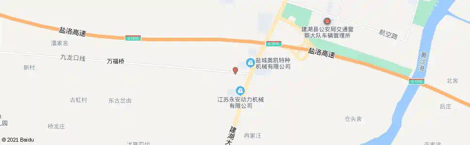 盐城沈杨村_公交站地图_盐城公交_妙搜公交查询2025