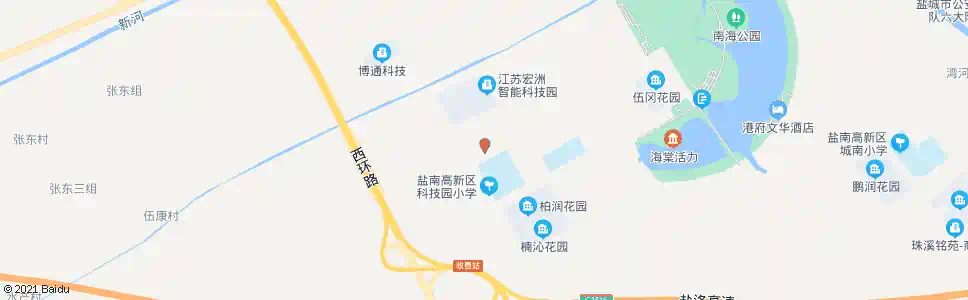 盐城科技路新跃路口_公交站地图_盐城公交_妙搜公交查询2025
