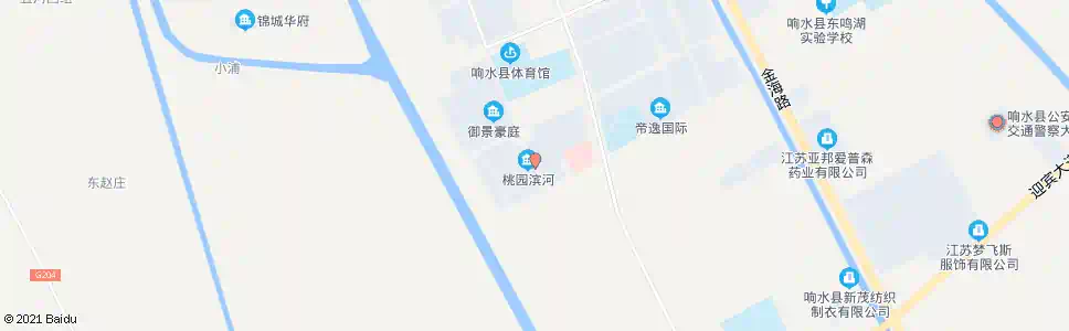 盐城桃园小区_公交站地图_盐城公交_妙搜公交查询2025