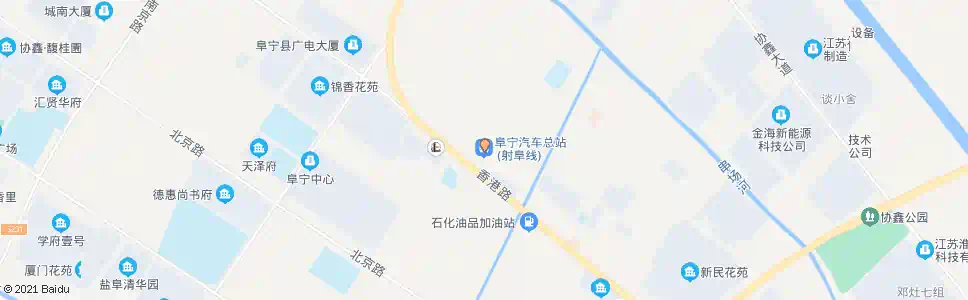 盐城阜宁汽车客运站_公交站地图_盐城公交_妙搜公交查询2025