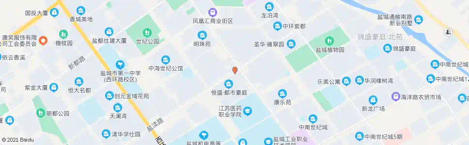 盐城盐渎路_公交站地图_盐城公交_妙搜公交查询2025
