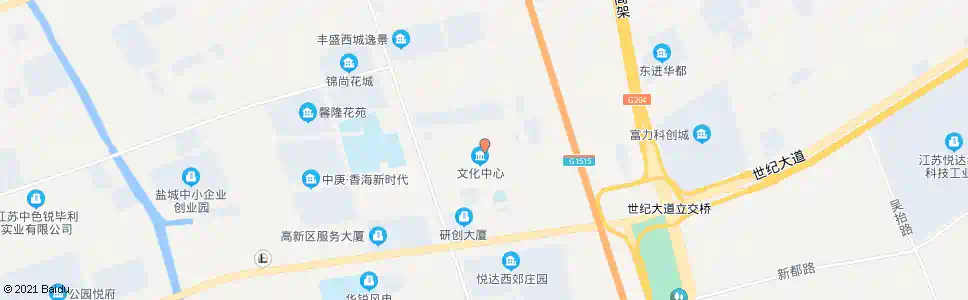 盐城盐都西区管委会_公交站地图_盐城公交_妙搜公交查询2025