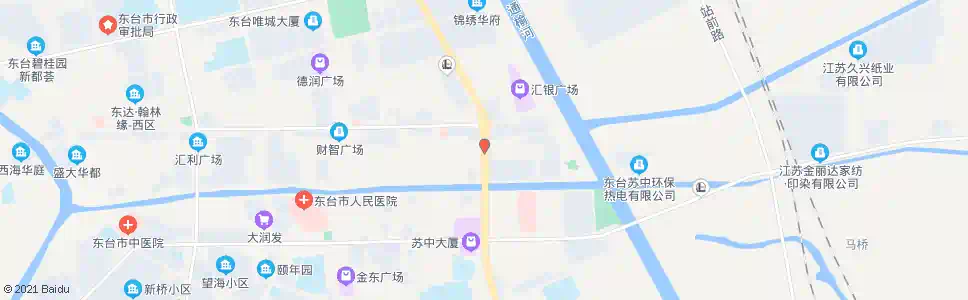盐城国土大厦_公交站地图_盐城公交_妙搜公交查询2025