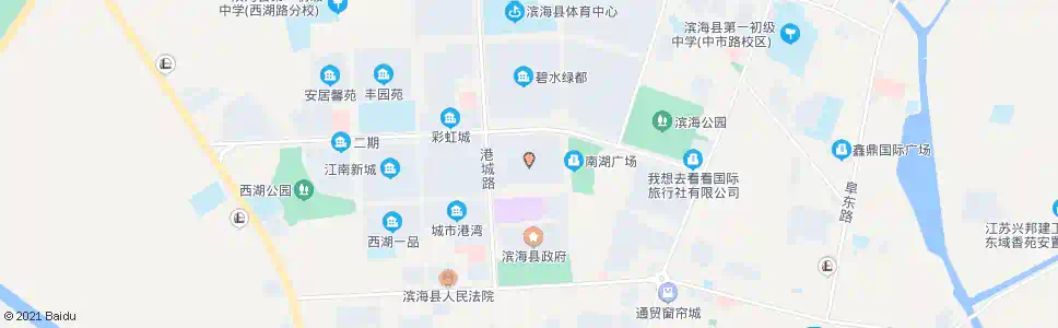 盐城华德名人苑_公交站地图_盐城公交_妙搜公交查询2025