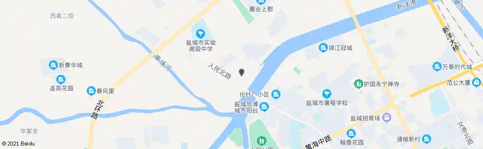 盐城北闸_公交站地图_盐城公交_妙搜公交查询2025