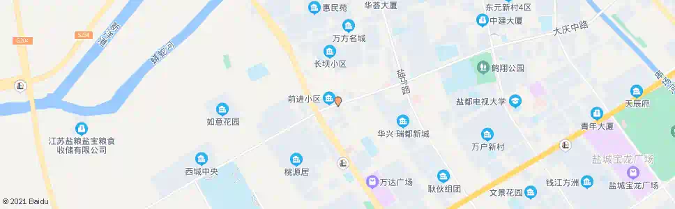 盐城前进新村_公交站地图_盐城公交_妙搜公交查询2025