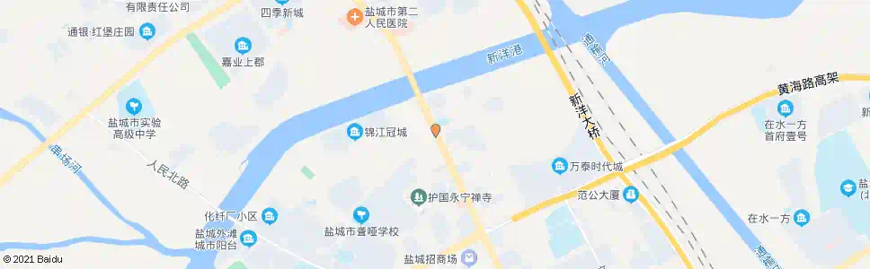 盐城开放大道海纯路口_公交站地图_盐城公交_妙搜公交查询2025