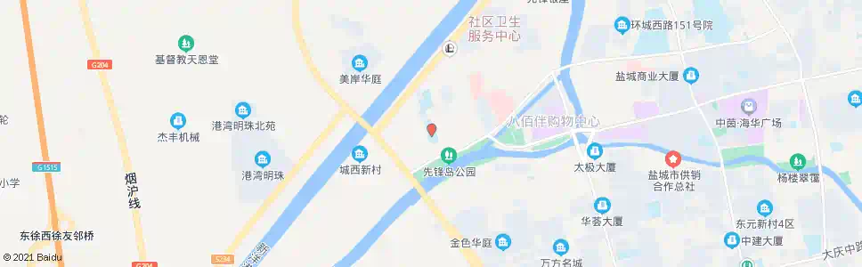 盐城盐城艺术高中(四中)_公交站地图_盐城公交_妙搜公交查询2025