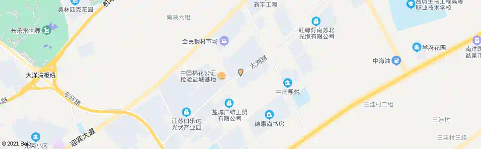 盐城太湖路跃进路口_公交站地图_盐城公交_妙搜公交查询2025