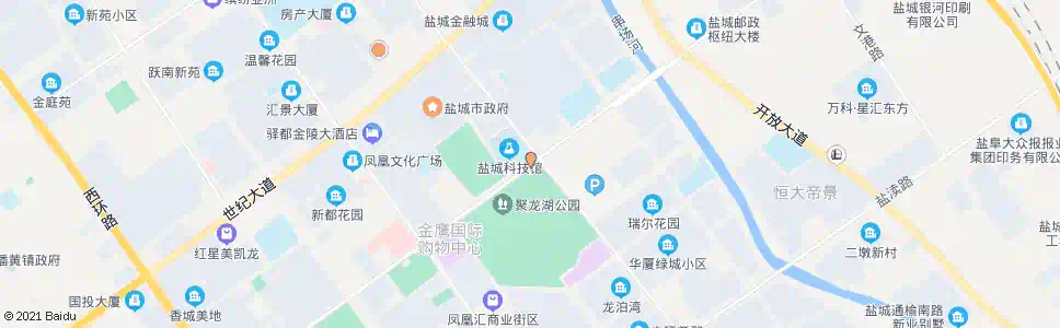 盐城新都路人民路口_公交站地图_盐城公交_妙搜公交查询2025