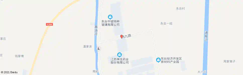 盐城中玻南门_公交站地图_盐城公交_妙搜公交查询2025