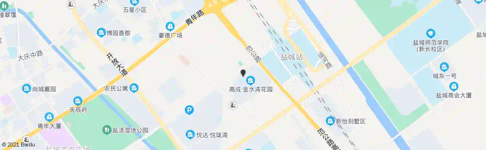 盐城便民站(高成金水湾)_公交站地图_盐城公交_妙搜公交查询2025