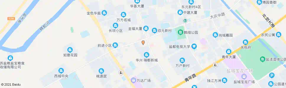 盐城盐都汽车站(雅家乐大庆西路店)_公交站地图_盐城公交_妙搜公交查询2025