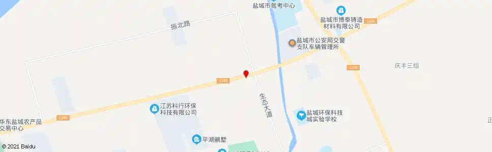 盐城生态大道_公交站地图_盐城公交_妙搜公交查询2025