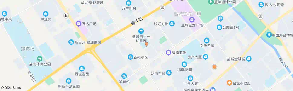 盐城实小南门_公交站地图_盐城公交_妙搜公交查询2025