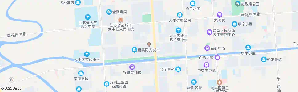盐城三水嘉苑_公交站地图_盐城公交_妙搜公交查询2025