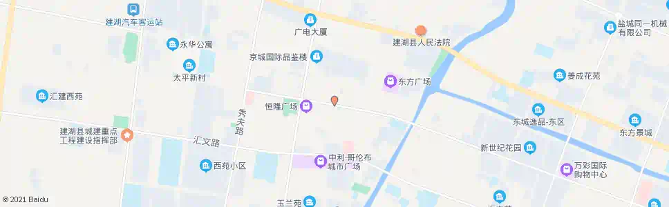 盐城城中派出所_公交站地图_盐城公交_妙搜公交查询2025