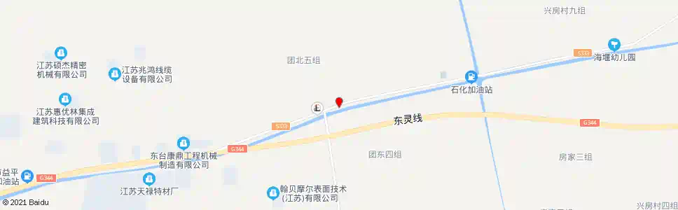 盐城团北村_公交站地图_盐城公交_妙搜公交查询2025