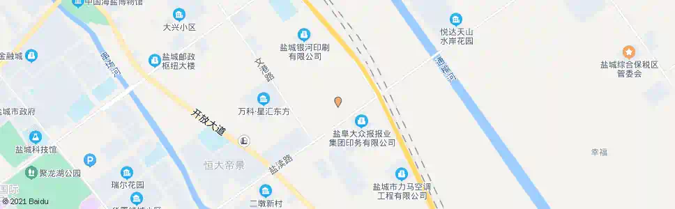 盐城新园路口_公交站地图_盐城公交_妙搜公交查询2025