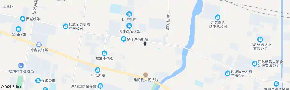 盐城镇北小区_公交站地图_盐城公交_妙搜公交查询2025