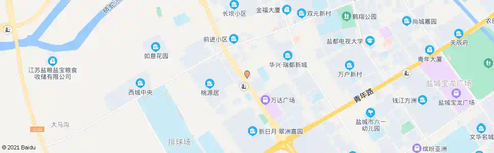 盐城市中心血站_公交站地图_盐城公交_妙搜公交查询2025