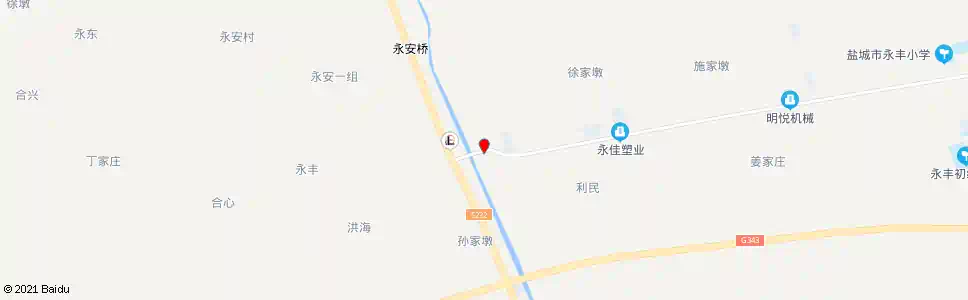 盐城西冈河大桥_公交站地图_盐城公交_妙搜公交查询2025