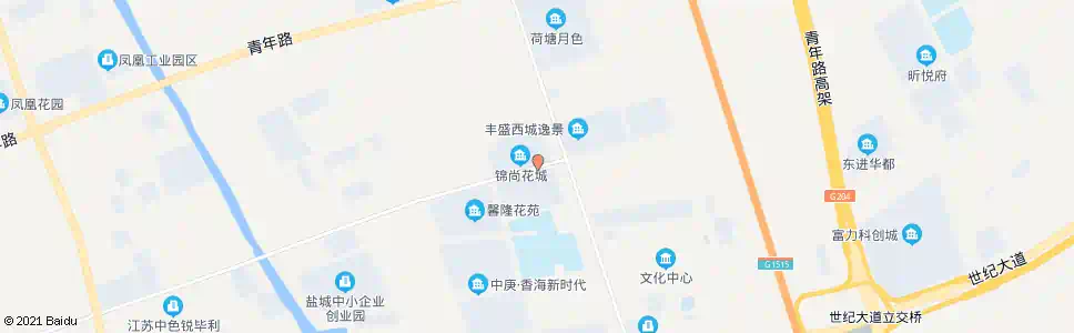 盐城锦尚花城_公交站地图_盐城公交_妙搜公交查询2025
