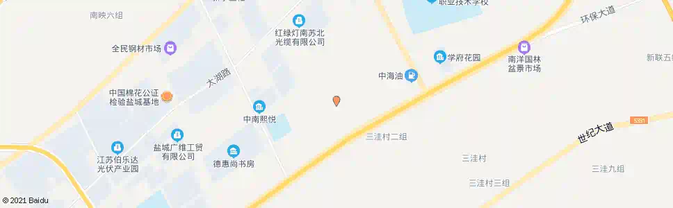 盐城香榭路331省道口_公交站地图_盐城公交_妙搜公交查询2025