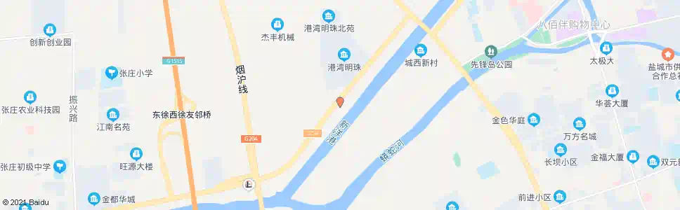 盐城海腾路_公交站地图_盐城公交_妙搜公交查询2025