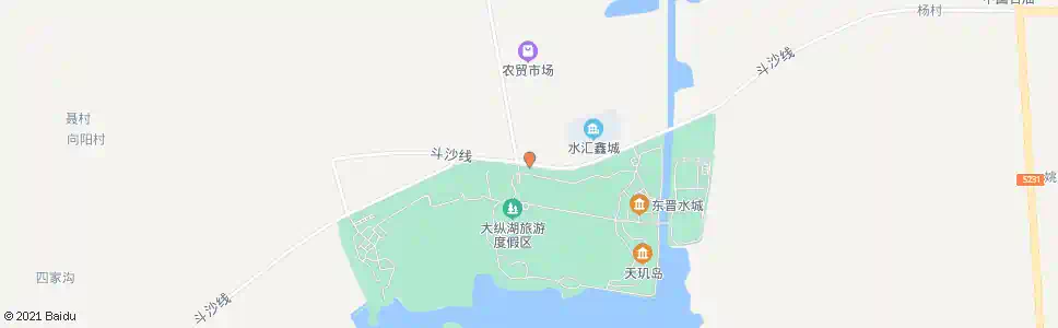 盐城大纵湖旅游风景区_公交站地图_盐城公交_妙搜公交查询2025