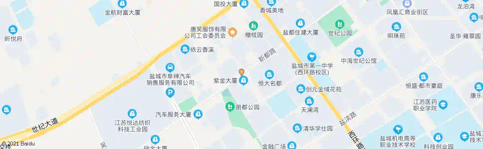 盐城新都路神州路口_公交站地图_盐城公交_妙搜公交查询2025