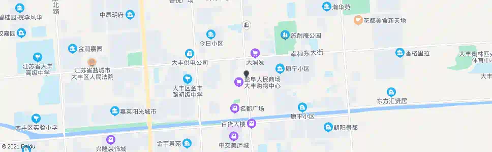 盐城人防大厦_公交站地图_盐城公交_妙搜公交查询2025