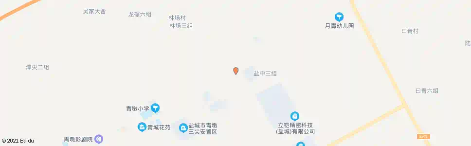 盐城三尖二组_公交站地图_盐城公交_妙搜公交查询2025