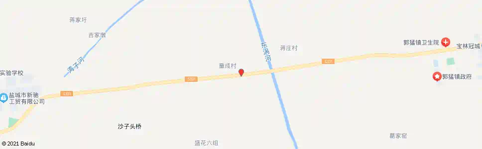 盐城童盛桥_公交站地图_盐城公交_妙搜公交查询2025