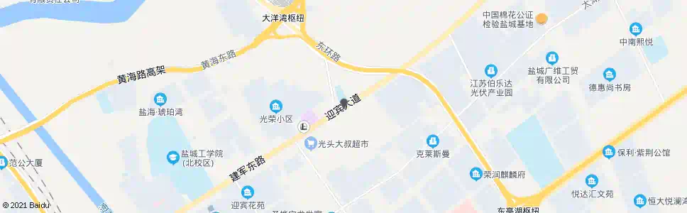 盐城六公里_公交站地图_盐城公交_妙搜公交查询2025