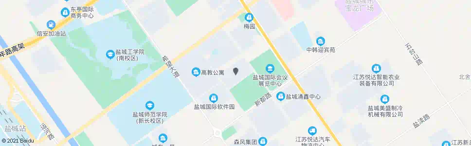 盐城开发区管委会_公交站地图_盐城公交_妙搜公交查询2025