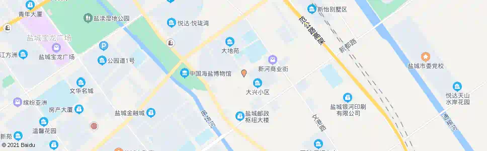 盐城市开发区商业街_公交站地图_盐城公交_妙搜公交查询2025