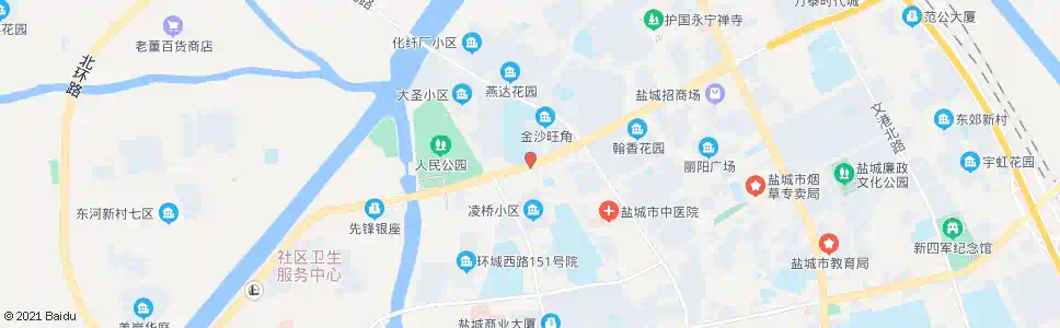 盐城沙井头_公交站地图_盐城公交_妙搜公交查询2025