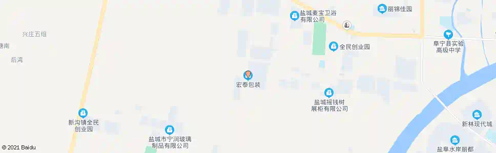盐城宏泰包装_公交站地图_盐城公交_妙搜公交查询2025