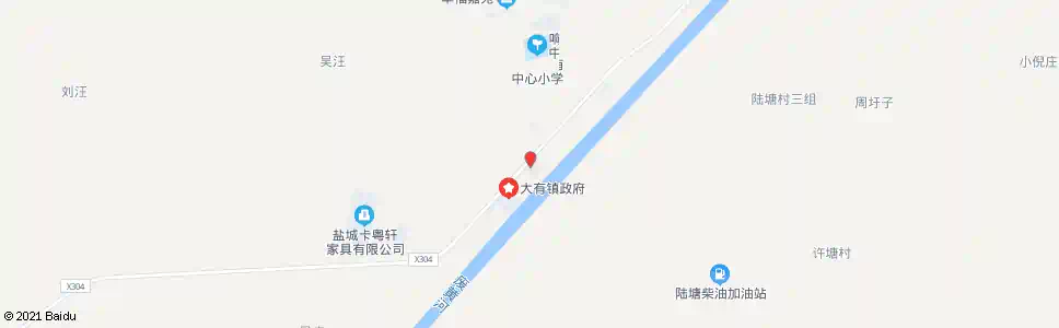 盐城大有镇卫生院_公交站地图_盐城公交_妙搜公交查询2025