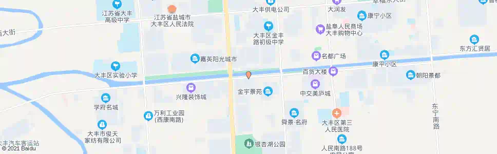 盐城龙腾一品佳苑_公交站地图_盐城公交_妙搜公交查询2025