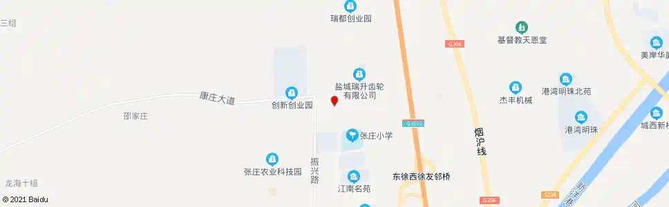 盐城成庄村_公交站地图_盐城公交_妙搜公交查询2025