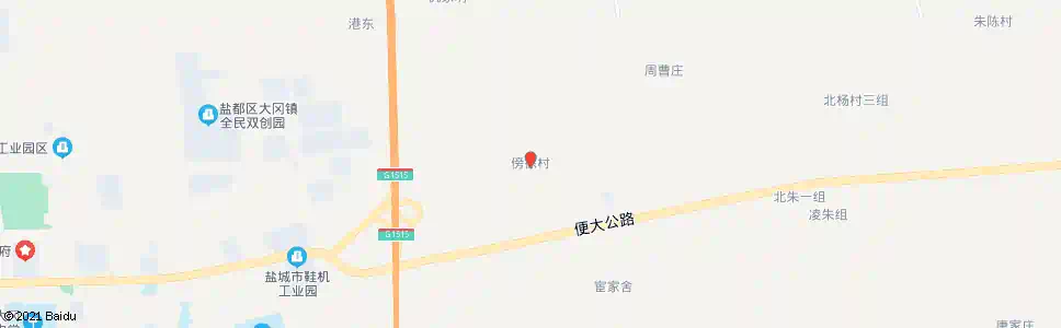 盐城傍徐村_公交站地图_盐城公交_妙搜公交查询2025