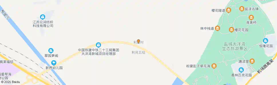 盐城利民村_公交站地图_盐城公交_妙搜公交查询2025